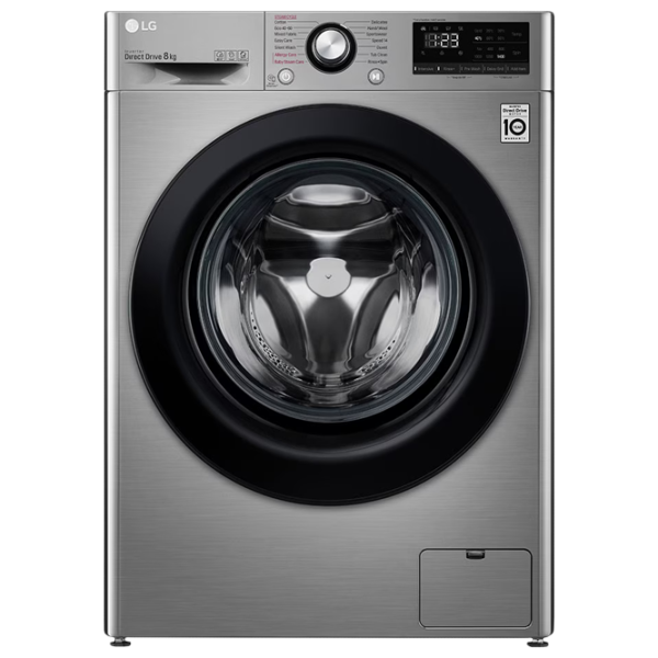 Стиральная машина LG F4WV308S6TE 8 кг / 1400 об/мин / Серебряный photo 1 Стиральная машина LG F4WV308S6TE 8 кг / 1400 об/мин / Серебряный photo 1