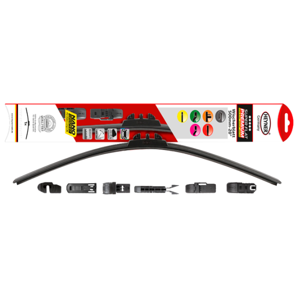 Стеклоочиститель передний Универсал (Flat Premium) Heyner/ 28"/ 700 мм photo 1