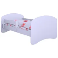 Pat pentru copii Happy Babies Happy 70 x 140 cm/ Placa/ White