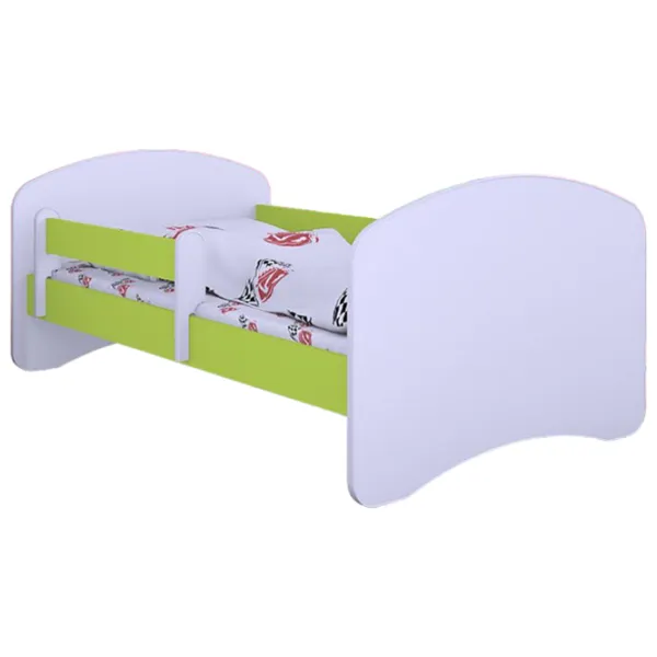 Pat pentru copii Happy Babies Happy 70 x 140 cm/ Placa/ White photo 1
