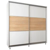 Шкаф cupe Mobildor-Lux ARON 2200 K 8681 220 x 60см x 220 / ЛДСП / Бриллиантовый белый