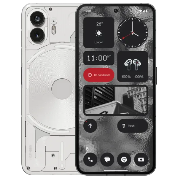 Nothing Phone 2 12 GB/ 256 GB/ Dual SIM/ White  photo 1 Nothing Phone 2 12 GB/ 256 GB/ Dual SIM/ White  photo 1
