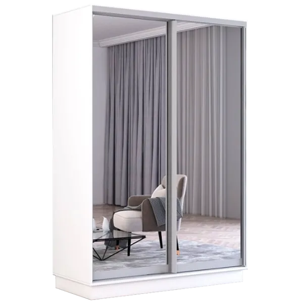 Dulap cupe Mobildor-Lux Fox 1400 110 140 x 60 x 220 / PAL / White photo 1