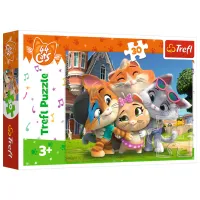 Пазл 2D Trefl Friendship in the land of cats 3+/ Количество деталей: 30