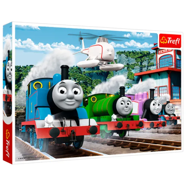 Пазл 2D Trefl Racing on rails 3+/ Количество деталей: 30 photo 1 Пазл 2D Trefl Racing on rails 3+/ Количество деталей: 30 photo 1