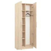 Dulap combinat Mobildor-Lux Practik 210 x 80 x 40 / PAL / Sonoma photo 3