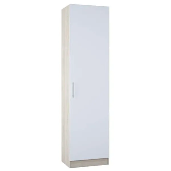 Dulap pentru haine Mobildor-Lux Practik 210 x 55 x 40/ PAL/ White photo 1