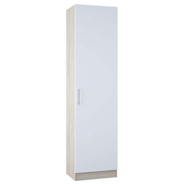 Dulap pentru haine Mobildor-Lux Practik 210 x 55 x 40/ PAL/ White photo 1