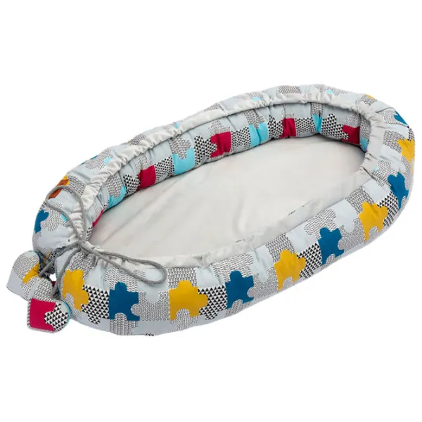 Babynest Sensillo Cocon Velvet (22886) Bumbac/ Multicolor photo 1