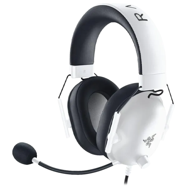 Căști Razer BlackShark V2 X White Cu fir/ Gaming photo 1