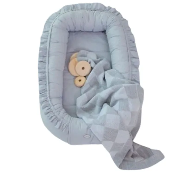 Babynest Veres Macaroon (2600000098038) Bumbac/ Light Gray photo 1