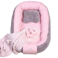 Babynest Veres Velour (2600000095099) Bumbac/ Pink