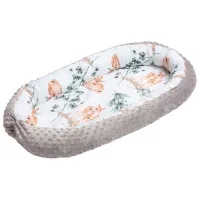 Babynest Sensillo Minki Retro () Bumbac/ Gray
