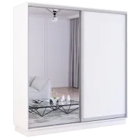 Шкаф cupe Mobildor-Lux Fox 2100 110 210 x 60см x 220 / ЛДСП / White
