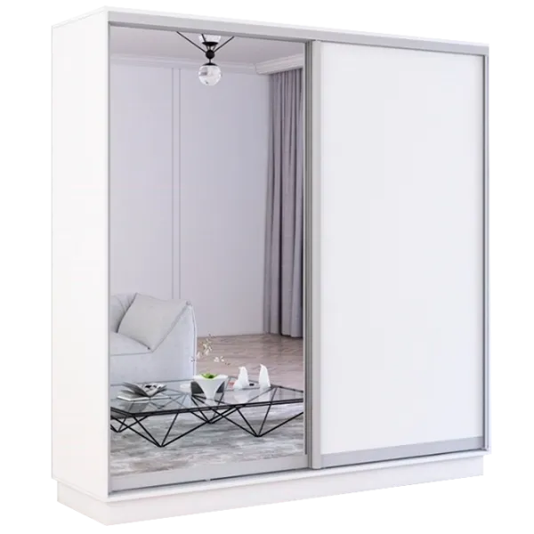 Dulap cupe Mobildor-Lux Fox 2300 110 230 x 60 x 220 / PAL / White photo 1 Dulap cupe Mobildor-Lux Fox 2300 110 230 x 60 x 220 / PAL / White photo 1