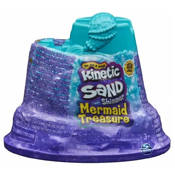Кинетический песок Kinetic Sand Mermaid Treasure 3+ photo 1 Кинетический песок Kinetic Sand Mermaid Treasure 3+ photo 1
