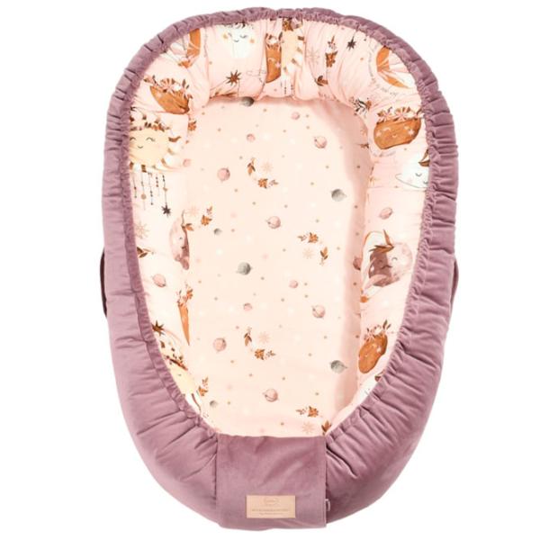 Babynest La Millou Fly Me To The Moon Nude (RZ-00003140) Bumbac/ Violet photo 1 Babynest La Millou Fly Me To The Moon Nude (RZ-00003140) Bumbac/ Violet photo 1