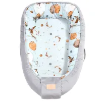 Babynest La Millou Fly Me To The Moon Sky (RZ-00003533) Bumbac/ Dark Gray