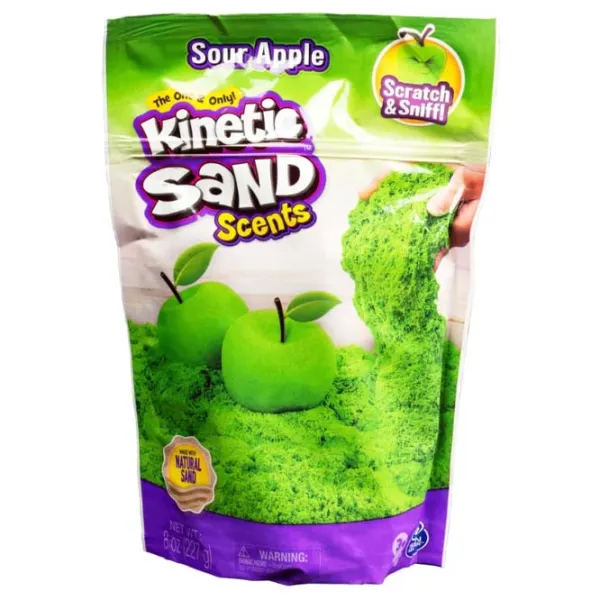 Nisip kinetic Kinetic Sand Sour Apple 3+ photo 1 Nisip kinetic Kinetic Sand Sour Apple 3+ photo 1