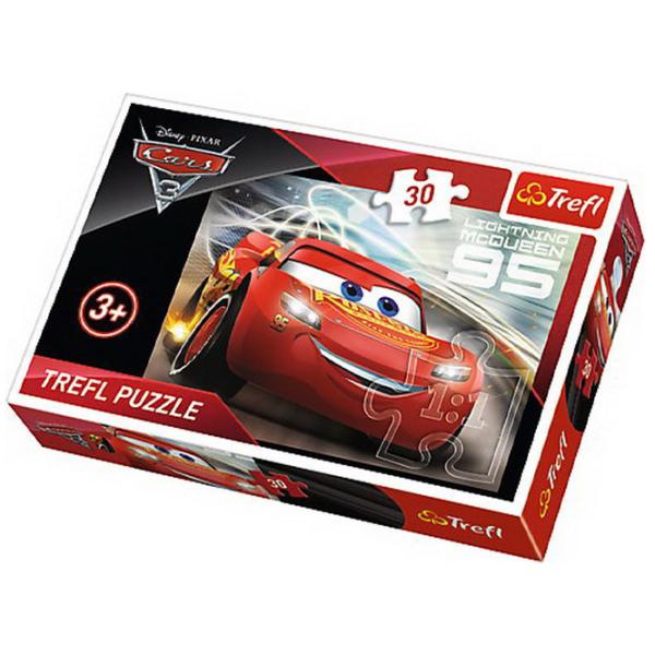 Пазл 2D Trefl Lighting McQueen 3+/ Количество деталей: 30 photo 1 Пазл 2D Trefl Lighting McQueen 3+/ Количество деталей: 30 photo 1