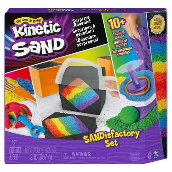 Set Kinetic Sand Sandisfactory 3+ photo 1 Set Kinetic Sand Sandisfactory 3+ photo 1
