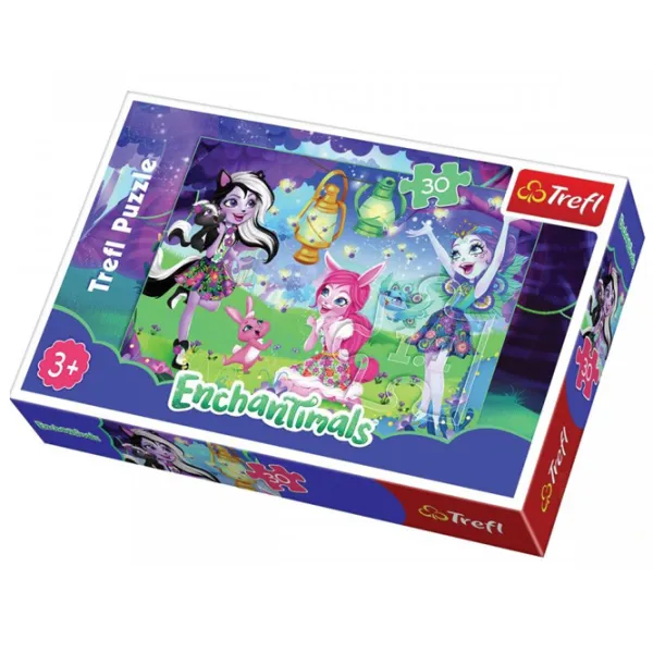 Пазл 2D Trefl Enchantimals 3+/ Количество деталей: 30 photo 1 Пазл 2D Trefl Enchantimals 3+/ Количество деталей: 30 photo 1