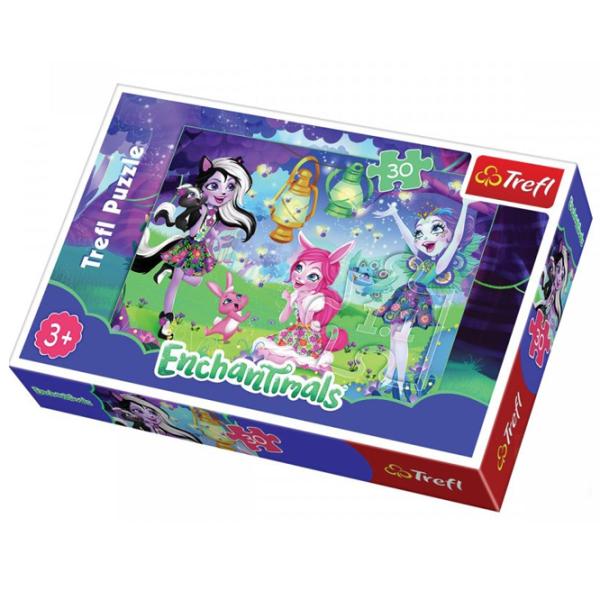 Пазл 2D Trefl Enchantimals 3+/ Количество деталей: 30 photo 1 Пазл 2D Trefl Enchantimals 3+/ Количество деталей: 30 photo 1