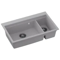 Chiuvetă SanDonna Magdalena 760 76 x 48 / Piatră artificială / Titanium