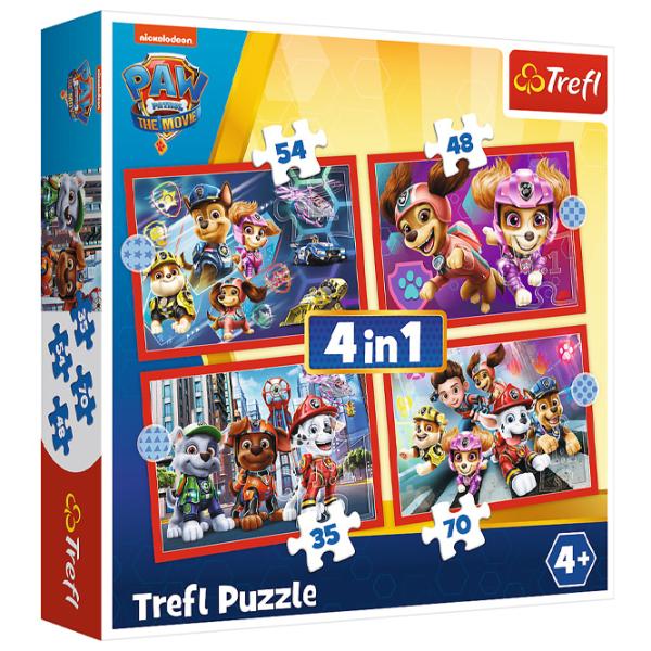 Пазл 2D Trefl 4in1 Paw Patrol in the city 4+/ Количество деталей: 207 photo 1 Пазл 2D Trefl 4in1 Paw Patrol in the city 4+/ Количество деталей: 207 photo 1