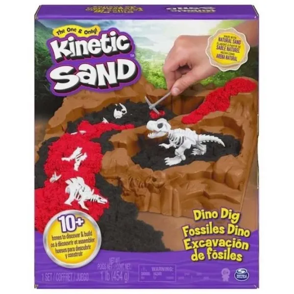 Set Kinetic Sand Dino Dig 3+ photo 1 Set Kinetic Sand Dino Dig 3+ photo 1