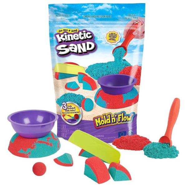 Кинетический песок Kinetic Sand Mold & Flow 3+ photo 1