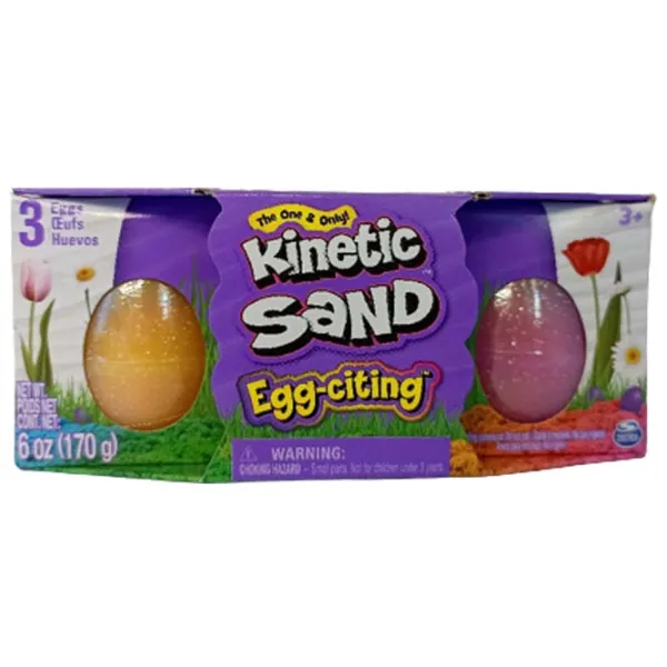 Кинетический песок Kinetic Sand Easter Busket 3+ photo 1 Кинетический песок Kinetic Sand Easter Busket 3+ photo 1