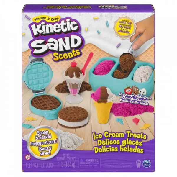 Set Kinetic Sand Ice Cream 4+ photo 1 Set Kinetic Sand Ice Cream 4+ photo 1