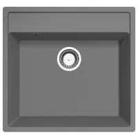 Кухонная мойка SanDonna Selena 530 53 x 50 / Искусственный камень / Grafit