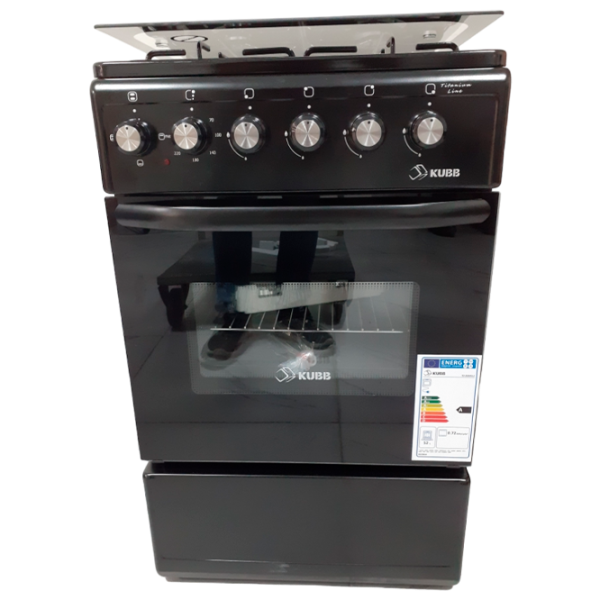 Aragaz KUBB TD1200MGLK Pe gaz/ Black photo 1
