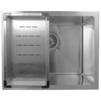 Кухонная мойка SanDonna HD5040 50 x 40 / Нержавеющая сталь / Серебряный