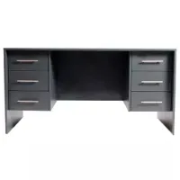 Masă de birou Andra OM-B2XLS-1 PAL/ Dark Gray