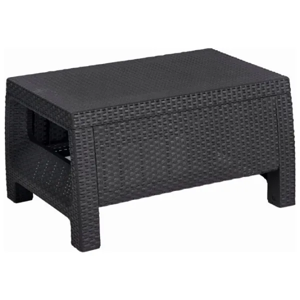 Садовый стол Keter Corfu II Table (241945) Квадратный/ Графитовый photo 1
