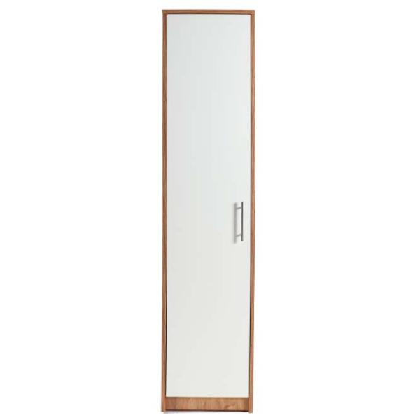 Шкаф пенал Andra Eterna 196см x 43.6см x 36см/ ДСП/ White photo 1