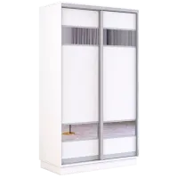 Dulap cupe Mobildor-Lux Fox 1300 110 130 x 60 x 220 / PAL / White