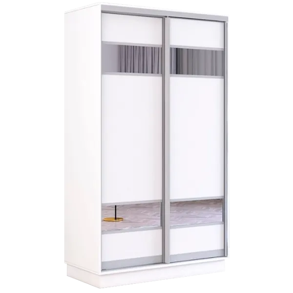 Шкаф cupe Mobildor-Lux Fox 1400 110 140 x 60см x 220 / ЛДСП / White photo 1 Шкаф cupe Mobildor-Lux Fox 1400 110 140 x 60см x 220 / ЛДСП / White photo 1