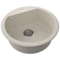 Кухонная мойка SanDonna Lena 510 51 x 51 / Искусственный камень / Песочный