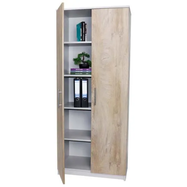 Dulap pentru mape Andra DM8045190-0102 190 x 45 x 80/ PAL/ Grey photo 1