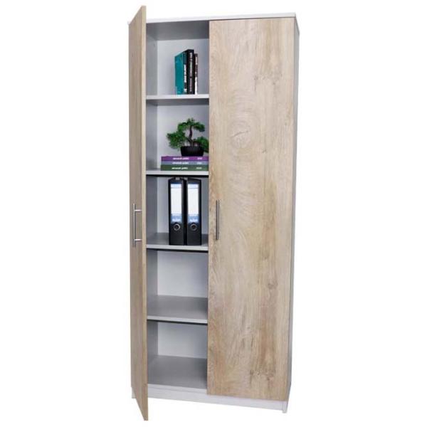 Dulap pentru mape Andra DM8045190-0102 190 x 45 x 80/ PAL/ Grey photo 1