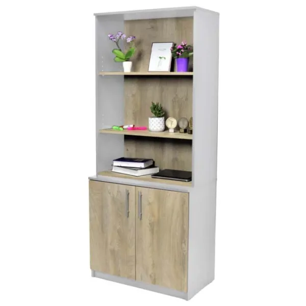 Dulap combinat Andra VM8045190-0102 190 x 80 x 45/ PAL/ Grey photo 1