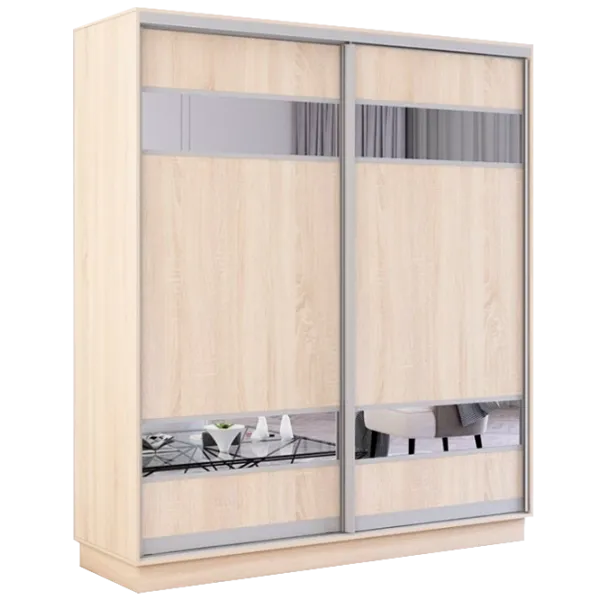 Dulap cupe Mobildor-Lux Fox 1800 3025 180 x 60 x 220 / PAL / Stejar Sonoma photo 1