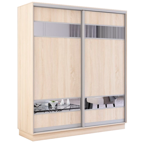 Dulap cupe Mobildor-Lux Fox 1800 3025 180 x 60 x 220 / PAL / Stejar Sonoma photo 1