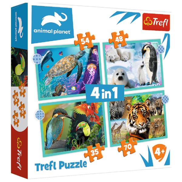 Пазл 2D Trefl The Mysterious World of Animals 4+/ Количество деталей: 207 photo 1 Пазл 2D Trefl The Mysterious World of Animals 4+/ Количество деталей: 207 photo 1