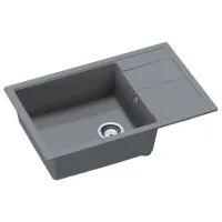 Chiuvetă SanDonna Ewelina 780 78 x 50 / Piatră artificială / Titanium