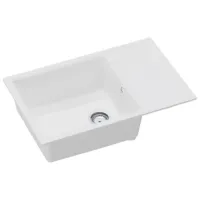 Кухонная мойка SanDonna Ewelina 780 78 x 50 / Искусственный камень / Белый